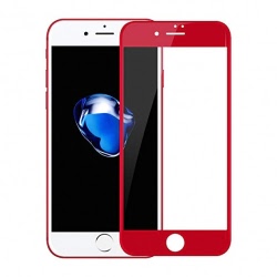 Folie de Sticla 3D APPLE iPhone 7 / 8 (Rosu) Blue Star