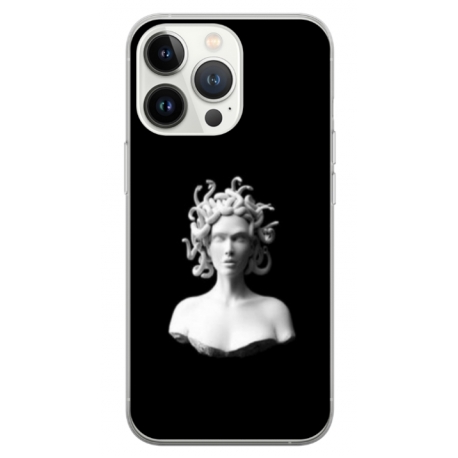 Husa personalizata tip carcasa HQPrint pentru Apple iPhone 14 Pro, model Medusa 1, multicolor, S1D1M0121