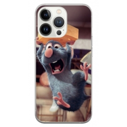 Husa personalizata tip carcasa HQPrint pentru Apple iPhone 14 Pro, model Ratatouille, multicolor, S1D1M0151