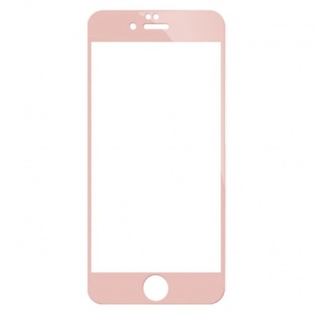 Folie de Sticla 3D APPLE iPhone 7 / 8 (Roz-Auriu) Blue Star
