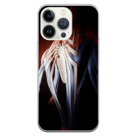 Husa personalizata tip carcasa HQPrint pentru Apple iPhone 14 Pro, model Spiderman 4, multicolor, S1D1M0170