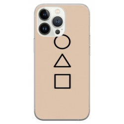 Husa personalizata tip carcasa HQPrint pentru Apple iPhone 14 Pro, model Squid Game 1, multicolor, S1D1M0173