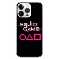 Husa personalizata tip carcasa HQPrint pentru Apple iPhone 14 Pro, model Squid Game 4, multicolor, S1D1M0176