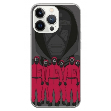 Husa personalizata tip carcasa HQPrint pentru Apple iPhone 14 Pro, model Squid Game 15, multicolor, S1D1M0187