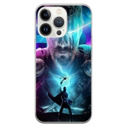 Husa personalizata tip carcasa HQPrint pentru Apple iPhone 14 Pro, model Thor 1, multicolor, S1D1M0201