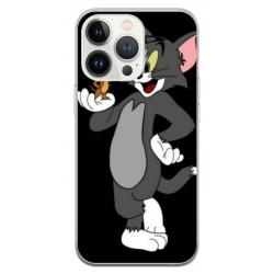 Husa personalizata tip carcasa HQPrint pentru Apple iPhone 14 Pro, model Tom and Jerry 2, multicolor, S1D1M0204