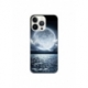 Husa personalizata tip carcasa HQPrint pentru Apple iPhone 14 Pro, model Moon Sky, multicolor, S1D1M0228