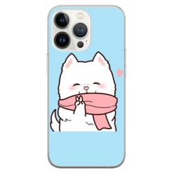 Husa personalizata tip carcasa HQPrint pentru Apple iPhone 14 Pro, model Cute Puppy, multicolor, S1D1M0232
