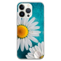 Husa personalizata tip carcasa HQPrint pentru Apple iPhone 14 Pro, model Petunia 1, multicolor, S1D1M0235