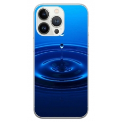 Husa personalizata tip carcasa HQPrint pentru Apple iPhone 14 Pro, model Picatura, multicolor, S1D1M0240