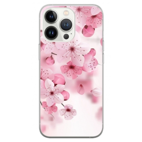 Husa personalizata tip carcasa HQPrint pentru Apple iPhone 14 Pro, model Flowers 17, multicolor, S1D1M0241
