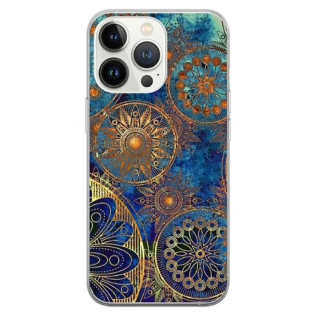 Husa personalizata tip carcasa HQPrint pentru Apple iPhone 14 Pro, model Mandela 3, multicolor, S1D1M0256