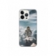 Husa personalizata tip carcasa HQPrint pentru Apple iPhone 14 Pro, model Astronaut in the Clouds, multicolor, S1D1M0290