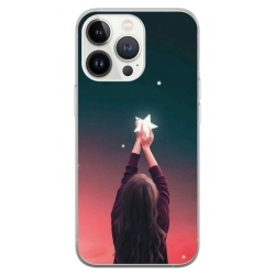 Husa personalizata tip carcasa HQPrint pentru Apple iPhone 14 Pro, model Star stealing, multicolor, S1D1M0292