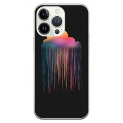Husa personalizata tip carcasa HQPrint pentru Apple iPhone 14 Pro, model Colorful 3, multicolor, S1D1M0298