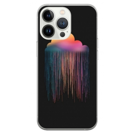 Husa personalizata tip carcasa HQPrint pentru Apple iPhone 14 Pro, model Colorful 3, multicolor, S1D1M0298