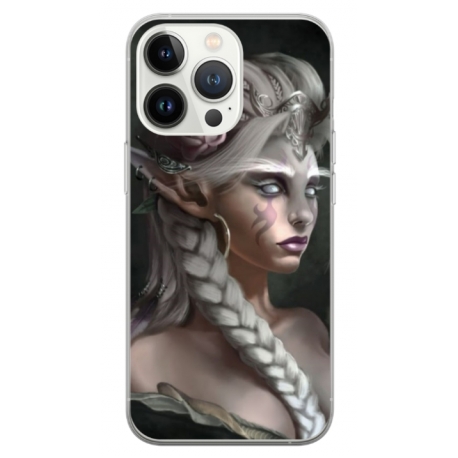 Husa personalizata tip carcasa HQPrint pentru Apple iPhone 14 Pro, model Alien Queen, multicolor, S1D1M0308