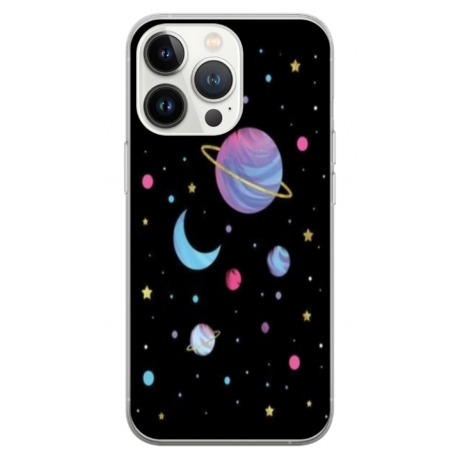 Husa personalizata tip carcasa HQPrint pentru Apple iPhone 14 Pro, model Colorful 6, multicolor, S1D1M0311