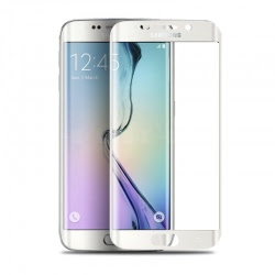 Folie de Sticla 3D SAMSUNG Galaxy S6 Edge (Argintiu) Forever