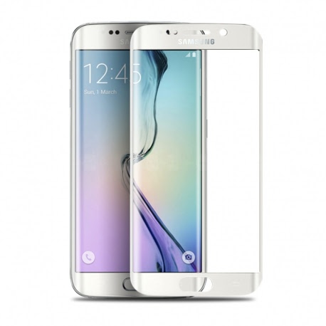 Folie de Sticla SAMSUNG Galaxy S6 Edge (Argintiu) Forever - HQMobile.ro