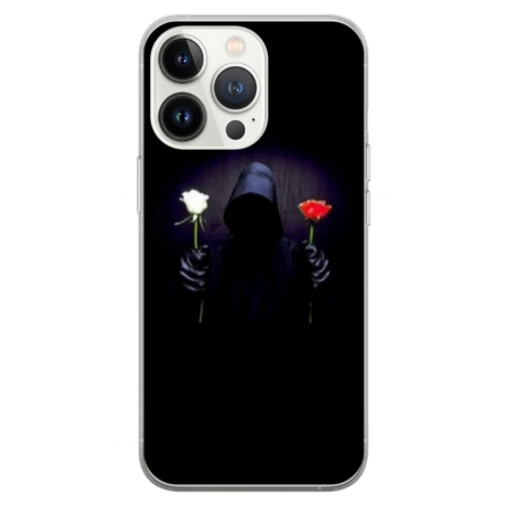 Husa personalizata tip carcasa HQPrint pentru Apple iPhone 14 Pro, model Choose Rose, multicolor, S1D1M0343