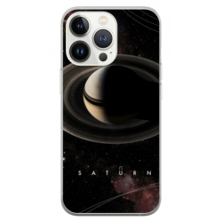 Husa personalizata tip carcasa HQPrint pentru Apple iPhone 14 Pro, model Planet 1, multicolor, S1D1M0347