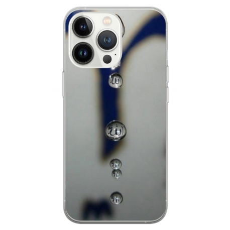 Husa personalizata tip carcasa HQPrint pentru Apple iPhone 14 Pro, model Droplets, multicolor, S1D1M0353