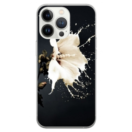 Husa personalizata tip carcasa HQPrint pentru Apple iPhone 14 Pro, model Jasmine, multicolor, S1D1M0389