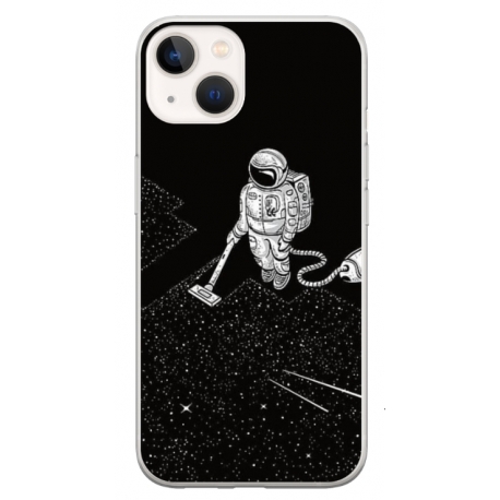 Husa personalizata tip carcasa HQPrint pentru Apple iPhone 14, model Vacuum of Space, multicolor, S1D1M0007