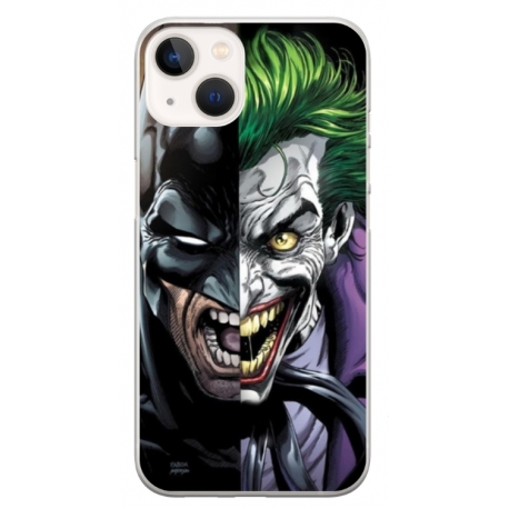 Husa personalizata tip carcasa HQPrint pentru Apple iPhone 14, model Batman VS Joker, multicolor, S1D1M0012