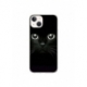 Husa personalizata tip carcasa HQPrint pentru Apple iPhone 14, model Black Cat 1, multicolor, S1D1M0015
