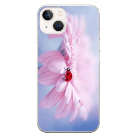 Husa personalizata tip carcasa HQPrint pentru Apple iPhone 14, model Flowers 5, multicolor, S1D1M0114