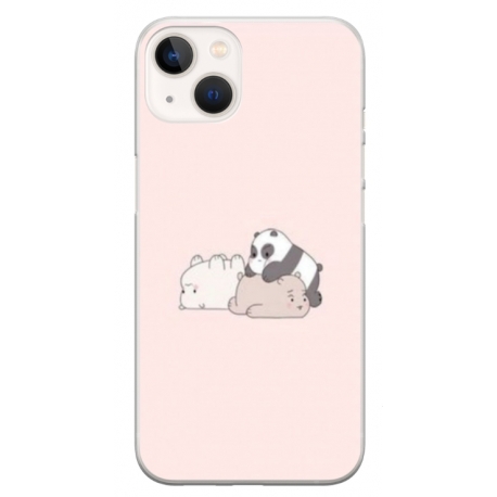 Husa personalizata tip carcasa HQPrint pentru Apple iPhone 14, model Bears 3, multicolor, S1D1M0115