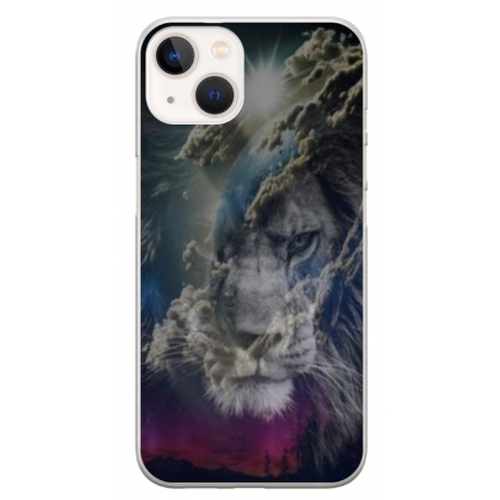 Husa personalizata tip carcasa HQPrint pentru Apple iPhone 14, model Lion 4, multicolor, S1D1M0120