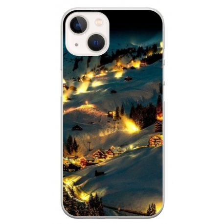 Husa personalizata tip carcasa HQPrint pentru Apple iPhone 14, model Nice View 6, multicolor, S1D1M0128