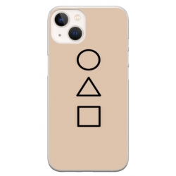 Husa personalizata tip carcasa HQPrint pentru Apple iPhone 14, model Squid Game 1, multicolor, S1D1M0173
