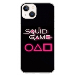 Husa personalizata tip carcasa HQPrint pentru Apple iPhone 14, model Squid Game 4, multicolor, S1D1M0176