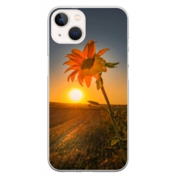 Husa personalizata tip carcasa HQPrint pentru Apple iPhone 14, model Sunflower 2, multicolor, S1D1M0194