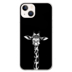 Husa personalizata tip carcasa HQPrint pentru Apple iPhone 14, model Giraffe 3, multicolor, S1D1M0222