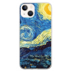 Husa personalizata tip carcasa HQPrint pentru Apple iPhone 14, model Van Gogh, multicolor, S1D1M0238