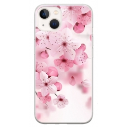 Husa personalizata tip carcasa HQPrint pentru Apple iPhone 14, model Flowers 17, multicolor, S1D1M0241