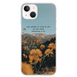 Husa personalizata tip carcasa HQPrint pentru Apple iPhone 14, model Quote 1, multicolor, S1D1M0306