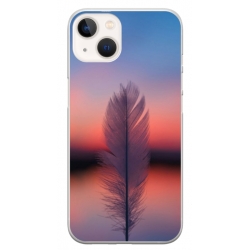 Husa personalizata tip carcasa HQPrint pentru Apple iPhone 14, model Fulg, multicolor, S1D1M0309