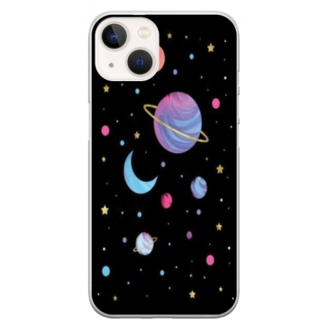 Husa personalizata tip carcasa HQPrint pentru Apple iPhone 14, model Colorful 6, multicolor, S1D1M0311