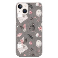 Husa personalizata tip carcasa HQPrint pentru Apple iPhone 14, model Abstract 1, multicolor, S1D1M0321