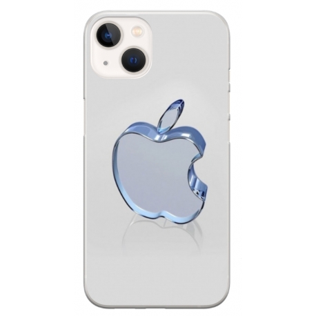 Husa personalizata tip carcasa HQPrint pentru Apple iPhone 14, model Apple Logo, multicolor, S1D1M0323
