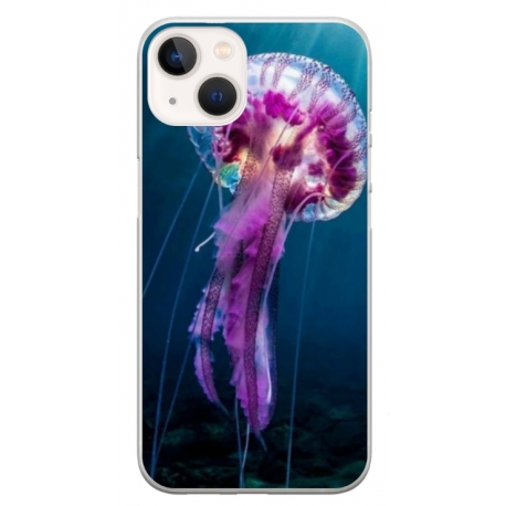 Husa personalizata tip carcasa HQPrint pentru Apple iPhone 14, model Mushroom, multicolor, S1D1M0326
