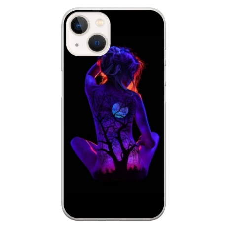 Husa personalizata tip carcasa HQPrint pentru Apple iPhone 14, model Colorful 8, multicolor, S1D1M0329