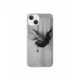 Husa personalizata tip carcasa HQPrint pentru Apple iPhone 14, model Black Paint, multicolor, S1D1M0336