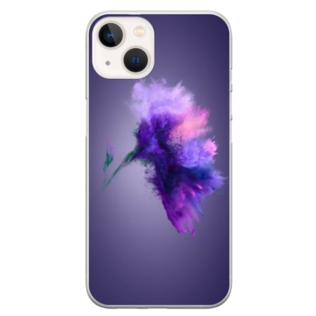 Husa personalizata tip carcasa HQPrint pentru Apple iPhone 14, model Flowers 19, multicolor, S1D1M0340